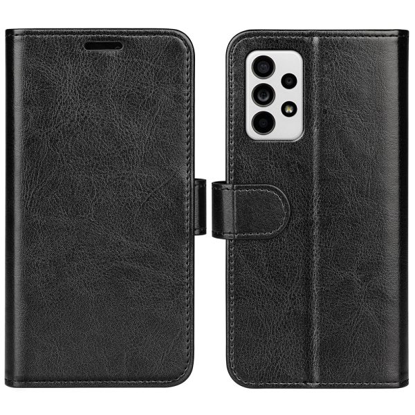 Crazy Horse Texture Folio Flip Shockproof Leather Phone Wallet Cover Stand Case for Samsung Galaxy A33 5G Sale