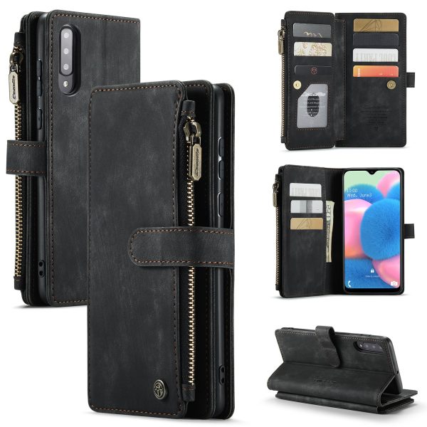 CASEME C30 Series for Samsung Galaxy A30s A50 A50s Viewing Stand Design PU Leather Phone Case Zipper Pocket Wallet Phone Cover Discount