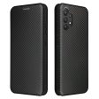 Auto-absorbed Stand Carbon Fiber Texture Leather Shell Cover for Samsung Galaxy A32 4G (EU Version) Cheap