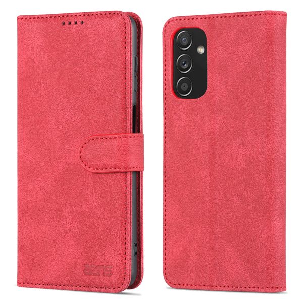 AZNS PU Leather Wallet Stand Full Protection Anti-fall Phone Case Cover for Samsung Galaxy M52 5G Fashion