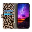 All-Inclusive Leopard Print Leather Wallet Design Phone Protector Stand Cover for Samsung Galaxy A13 5G   A04s 4G (164.7 x 76.7 x 9.1 mm) Online Sale