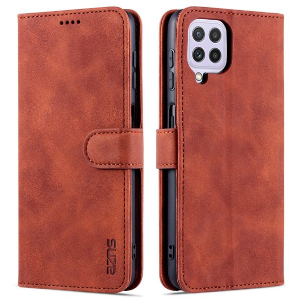 AZNS Wallet Stand Leather Phone Case for Samsung Galaxy A22 4G (EU Version) Supply