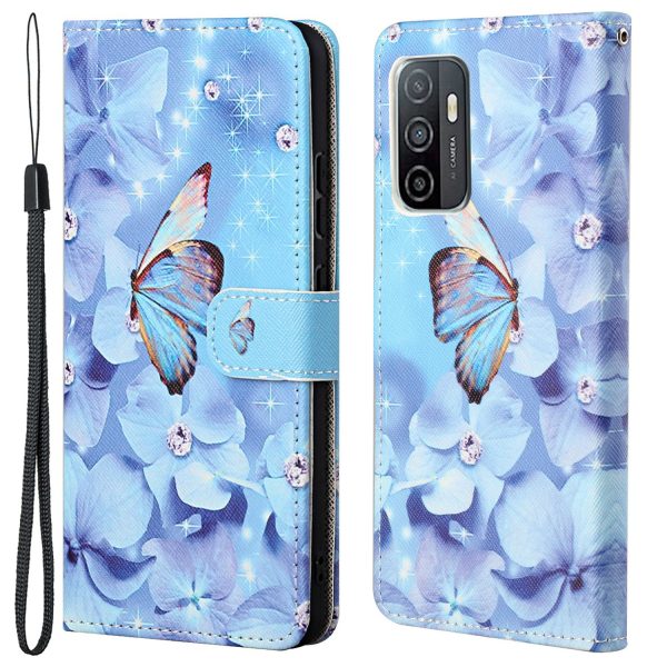 3D Creative Pattern Printing Flip Wallet Case Cross Texture PU Leather Magnetic Closed Folding Stand Cover with Strap for Samsung Galaxy A53 5G Online now