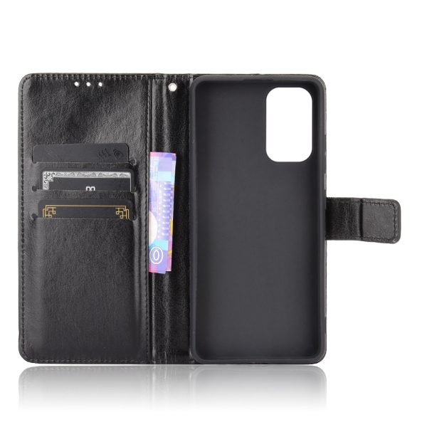 Crazy Horse Texture Wallet Design PU Leather Stand Protector Cover for Samsung Galaxy A32 4G (EU Version) Cheap