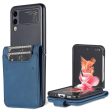 AZNS For Samsung Galaxy Z Flip4 5G PU Leather Flipping Case Card Slots Magnetic Closure Cover Online Sale