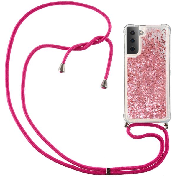 Quicksand TPU Case with Hanging Rope for Samsung Galaxy S21 Ultra 5G For Cheap