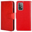 Wallet Textured Leather Stand Phone Shell for Samsung Galaxy AA52 4G 5G   A52s 5G Sale