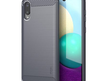 MOFI Carbon Fiber Soft TPU Back Case for Samsung Galaxy M02   A02 Discount