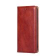 Auto-Magnetic Plain Leather Phone Case for Samsung Galaxy A32 5G Wallet Stand Design Phone Cover Discount