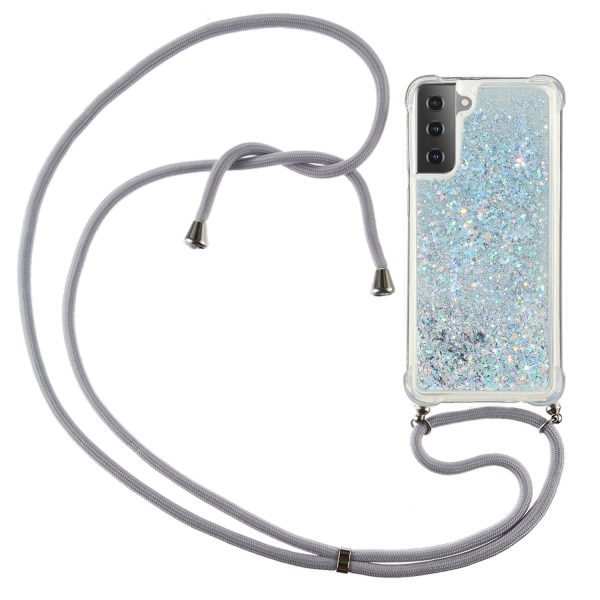 Quicksand TPU Case with Hanging Rope for Samsung Galaxy S21 Ultra 5G For Cheap