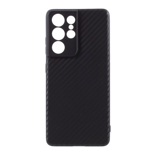 For Samsung Galaxy S21 Ultra 5G Case Carbon Fiber TPU Protector Cover Online Hot Sale