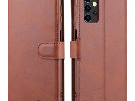 AZNS Dual-sided Magnetic Clasp Wallet Leather Stand Case for Samsung Galaxy A32 5G For Discount