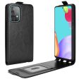 Crazy Horse Vertical Leather Shell for Samsung Galaxy A52 4G 5G   A52s 5G Card Holder Case Sale